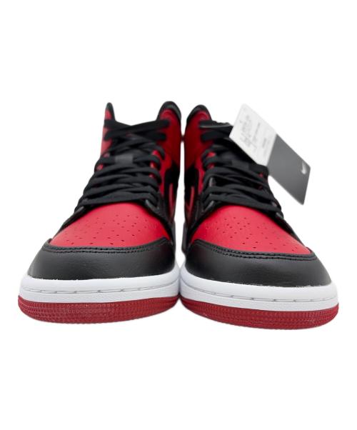 NIKE（ナイキ）NIKE (ナイキ) Air Jordan 1 Mid（エア ジョーダン ワン ミッド） レッド×ブラック サイズ:SIZE 27cm 未使用品の古着・服飾アイテム