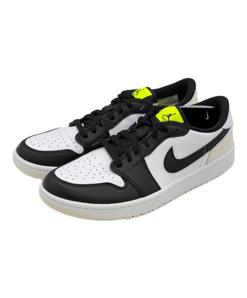 NIKE（ナイキ）NIKE (ナイキ) Air Jordan 1 Low Golf（エアジョーダン ワン ロー ゴルフ） ホワイト×ブラック サイズ:SIZE 27cm 未使用品の古着・服飾アイテム
