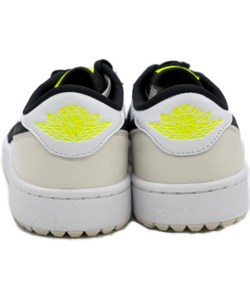 NIKE（ナイキ）NIKE (ナイキ) Air Jordan 1 Low Golf（エアジョーダン ワン ロー ゴルフ） ホワイト×ブラック サイズ:SIZE 27cm 未使用品の古着・服飾アイテム