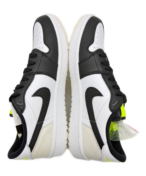 NIKE（ナイキ）NIKE (ナイキ) Air Jordan 1 Low Golf（エアジョーダン ワン ロー ゴルフ） ホワイト×ブラック サイズ:SIZE 27cm 未使用品の古着・服飾アイテム