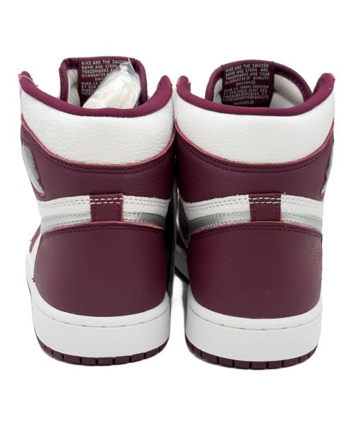 NIKE（ナイキ）NIKE (ナイキ) Air Jordan 1 Retro High（エア ジョーダン ワン レトロ ハイ） ホワイト×パープル サイズ:SIZE 27cm 未使用品の古着・服飾アイテム
