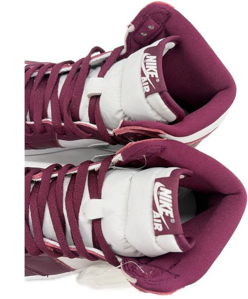 NIKE（ナイキ）NIKE (ナイキ) Air Jordan 1 Retro High（エア ジョーダン ワン レトロ ハイ） ホワイト×パープル サイズ:SIZE 27cm 未使用品の古着・服飾アイテム