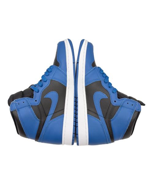 NIKE（ナイキ）NIKE (ナイキ) Air Jordan 1 Retro High OG（エア ジョーダン ワン レトロ ハイ オージー） ブルー×ブラック サイズ:SIZE 27cm 未使用品の古着・服飾アイテム