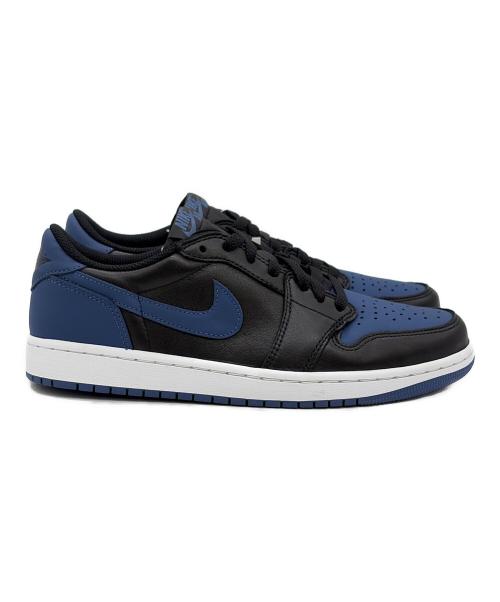NIKE（ナイキ）NIKE (ナイキ) Air Jordan 1 Low OG（エア ジョーダン ワン ロー オージー） ブラック×ブルー サイズ:SIZE 27cm 未使用品の古着・服飾アイテム