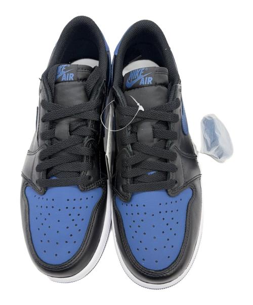 NIKE（ナイキ）NIKE (ナイキ) Air Jordan 1 Low OG（エア ジョーダン ワン ロー オージー） ブラック×ブルー サイズ:SIZE 27cm 未使用品の古着・服飾アイテム