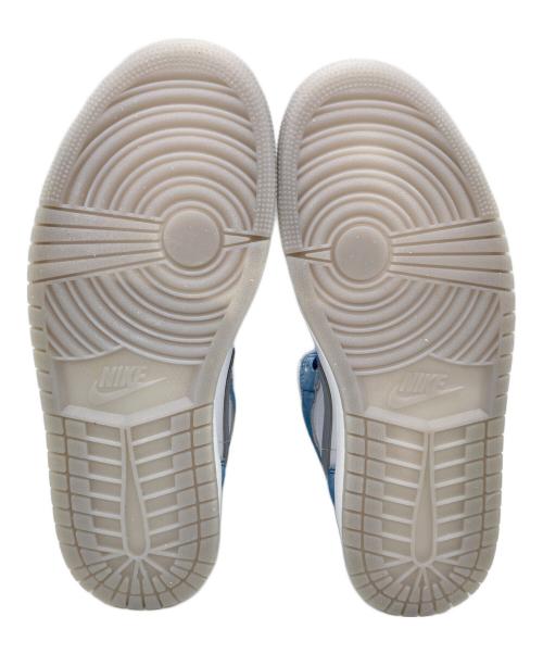 NIKE（ナイキ）NIKE (ナイキ) Air Jordan 1 Mid SE/エアジョーダン1 ミッド SE/ハイカットスニーカー ホワイト×スカイブルー サイズ:27cm 未使用品の古着・服飾アイテム