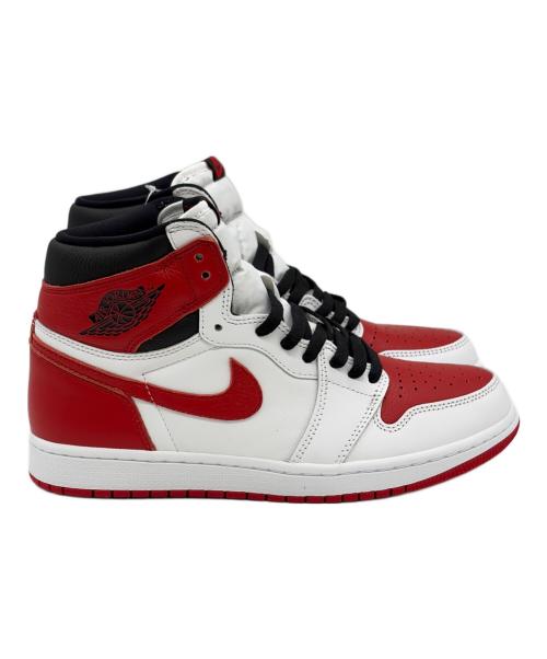 NIKE（ナイキ）NIKE (ナイキ) Air Jordan 1 High OG（エア ジョーダン ワン ハイ オージー） ホワイト×レッド サイズ:SIZE 27cm 未使用品の古着・服飾アイテム