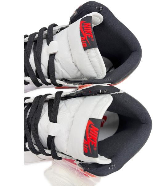 NIKE（ナイキ）NIKE (ナイキ) Air Jordan 1 High OG（エア ジョーダン ワン ハイ オージー） ホワイト×レッド サイズ:SIZE 27cm 未使用品の古着・服飾アイテム