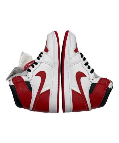 NIKE（ナイキ）NIKE (ナイキ) Air Jordan 1 High OG（エア ジョーダン ワン ハイ オージー） ホワイト×レッド サイズ:SIZE 27cm 未使用品の古着・服飾アイテム