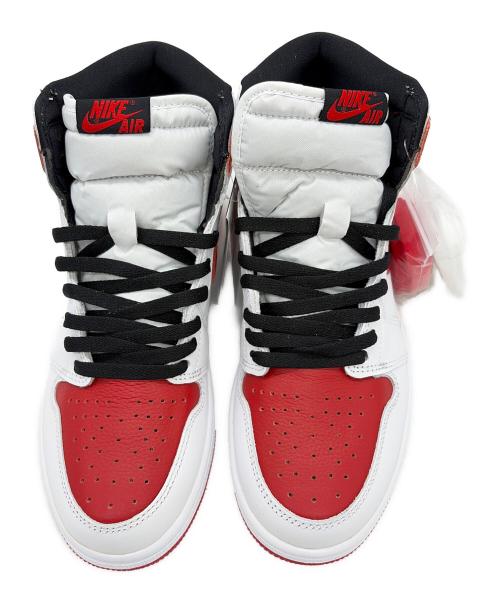 NIKE（ナイキ）NIKE (ナイキ) Air Jordan 1 High OG（エア ジョーダン ワン ハイ オージー） ホワイト×レッド サイズ:SIZE 27cm 未使用品の古着・服飾アイテム