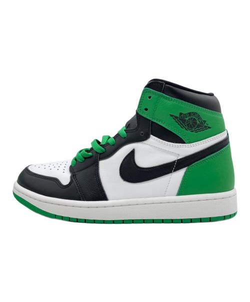 NIKE（ナイキ）NIKE (ナイキ)  Air Jordan 1 Retro High OG/エアジョーダン1 レトロ ハイ OG/ハイカットスニーカー グリーン×ブラック サイズ:27cm 未使用品の古着・服飾アイテム