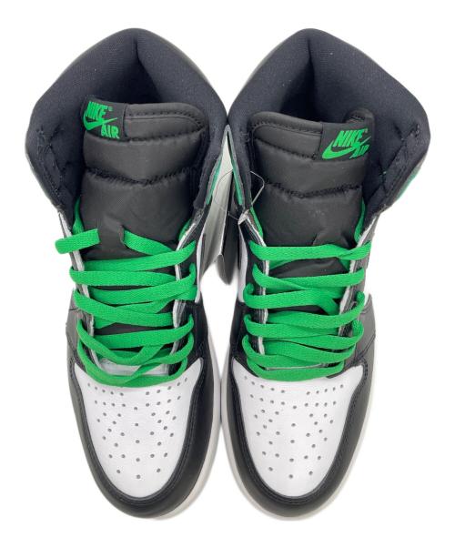 NIKE（ナイキ）NIKE (ナイキ)  Air Jordan 1 Retro High OG/エアジョーダン1 レトロ ハイ OG/ハイカットスニーカー グリーン×ブラック サイズ:27cm 未使用品の古着・服飾アイテム