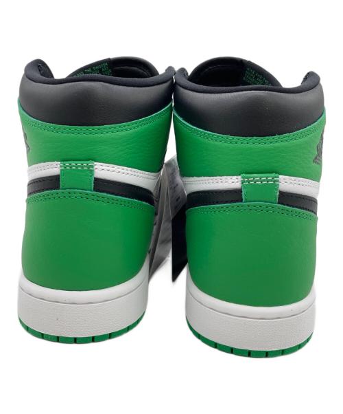 NIKE（ナイキ）NIKE (ナイキ)  Air Jordan 1 Retro High OG/エアジョーダン1 レトロ ハイ OG/ハイカットスニーカー グリーン×ブラック サイズ:27cm 未使用品の古着・服飾アイテム