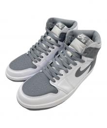NIKE（ナイキ）の古着「Air Jordan 1 High OG/エアジョーダン1 ハイ OG/ハイカットスニーカー」｜ホワイト×グレー