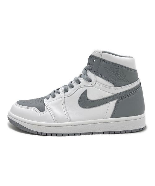 NIKE（ナイキ）NIKE (ナイキ) Air Jordan 1 High OG/エアジョーダン1 ハイ OG/ハイカットスニーカー ホワイト×グレー サイズ:27cm 未使用品の古着・服飾アイテム