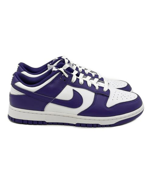 NIKE（ナイキ）NIKE (ナイキ) Dunk Low Retro（ダンク ロー レトロ） ホワイト×パープル サイズ:SIZE 27cm 未使用品の古着・服飾アイテム