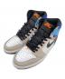 NIKE（ナイキ）の古着「Air Jordan 1 High OG/エアジョーダン1 ハイ OG/ハイカットスニーカー」｜ブルー×ベージュ