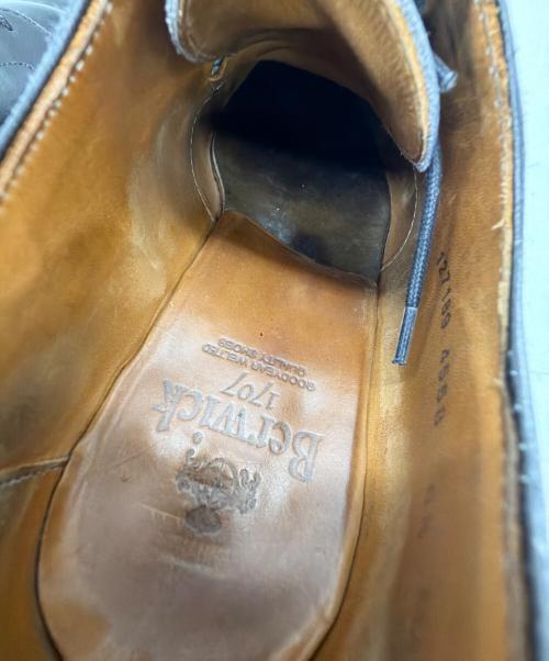 berwick（バーウィック）berwick (バーウィック) レザーシューズ ブラック サイズ:6 1/2（25.5cm）の古着・服飾アイテム