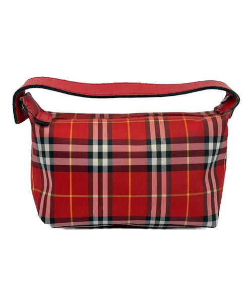 BURBERRY LONDON（バーバリーロンドン）BURBERRY LONDON (バーバリーロンドン) ハンドポーチ レッドの古着・服飾アイテム