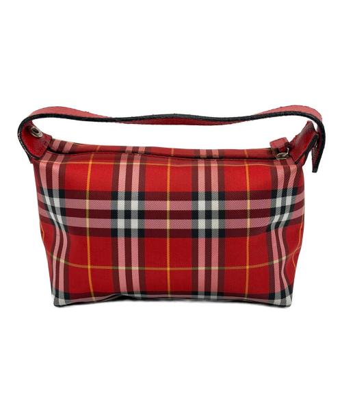 BURBERRY LONDON（バーバリーロンドン）BURBERRY LONDON (バーバリーロンドン) ハンドポーチ レッドの古着・服飾アイテム