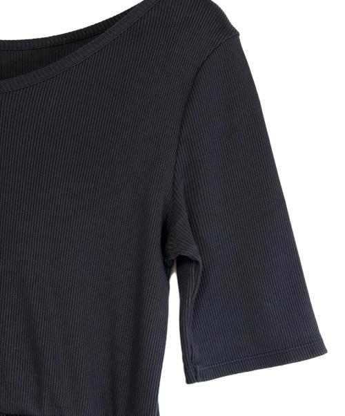 UNITED ARROWS（ユナイテッドアローズ）UNITED ARROWS (ユナイテッドアローズ) 半袖ワンピース/FIT＆FLA ショートスリーブ ワンピース ネイビー サイズ:SIZE Mの古着・服飾アイテム