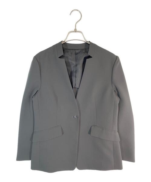white（ホワイト）white (ホワイト) Vカラージャケット グレー サイズ:SIZE Mの古着・服飾アイテム