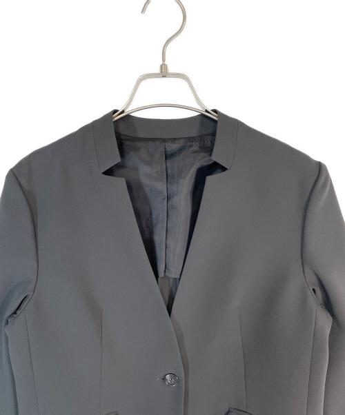 white（ホワイト）white (ホワイト) Vカラージャケット グレー サイズ:SIZE Mの古着・服飾アイテム