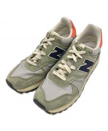 NEW BALANCE（ニューバランス）の古着「ローカットスニーカー」｜グレー×グリーン