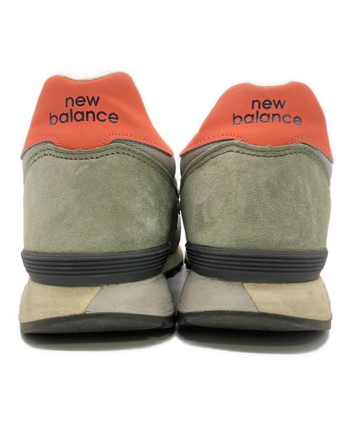 NEW BALANCE（ニューバランス）NEW BALANCE (ニューバランス) ローカットスニーカー グレー×グリーン サイズ:25の古着・服飾アイテム