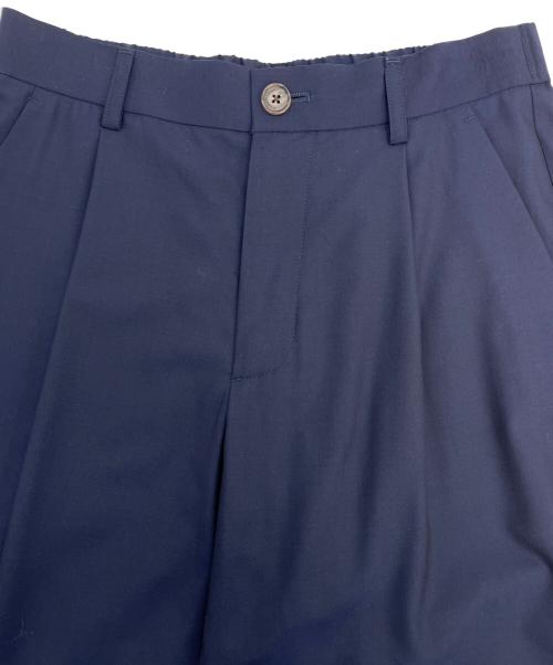 CABAN（キャバン）CABAN (キャバン) ウォッシャブルウール ワンタックショートパンツ ネイビー サイズ:M 未使用品の古着・服飾アイテム