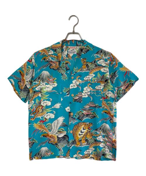 Sun Surf（サンサーフ）Sun Surf (サンサーフ) アロハシャツ ブルー サイズ:Sの古着・服飾アイテム