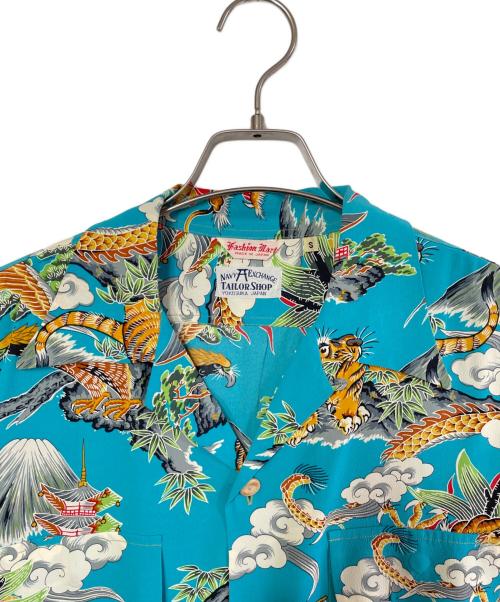 Sun Surf（サンサーフ）Sun Surf (サンサーフ) アロハシャツ ブルー サイズ:Sの古着・服飾アイテム