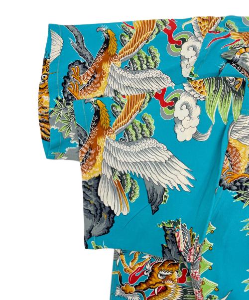 Sun Surf（サンサーフ）Sun Surf (サンサーフ) アロハシャツ ブルー サイズ:Sの古着・服飾アイテム