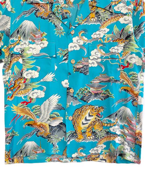 Sun Surf（サンサーフ）Sun Surf (サンサーフ) アロハシャツ ブルー サイズ:Sの古着・服飾アイテム