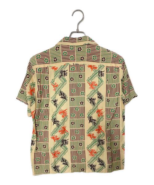 Sun Surf（サンサーフ）Sun Surf (サンサーフ) DUKE KAHANAMOKU SPECIAL EDITION “ABSTRACT CORAL STRIPE”/アロハシャツ ベージュ サイズ:Sの古着・服飾アイテム