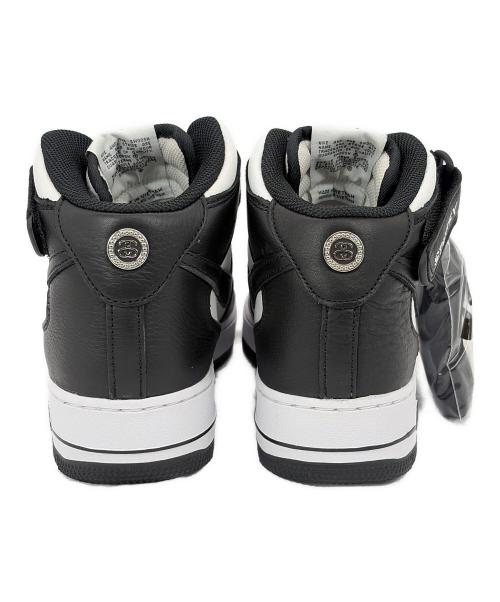 NIKE（ナイキ）NIKE (ナイキ) stussy (ステューシー) AIR FORCE 1 07 MID SP（エアフォースワン ゼロナナ ミッド エスピー） ホワイト×ブラック サイズ:SIZE 27cmの古着・服飾アイテム
