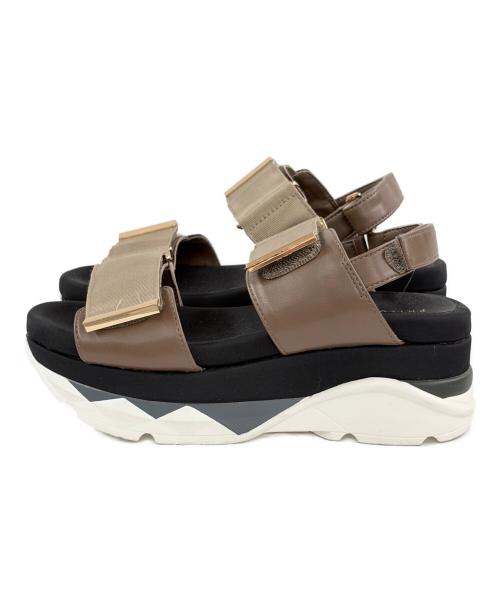 MACKINTOSH PHILOSOPHY（マッキントッシュ フィロソフィー）MACKINTOSH PHILOSOPHY (マッキントッシュ フィロソフィー) スポーツサンダル ブラウン サイズ:SIZE Sの古着・服飾アイテム