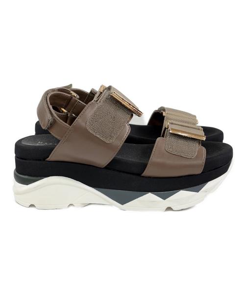 MACKINTOSH PHILOSOPHY（マッキントッシュ フィロソフィー）MACKINTOSH PHILOSOPHY (マッキントッシュ フィロソフィー) スポーツサンダル ブラウン サイズ:SIZE Sの古着・服飾アイテム