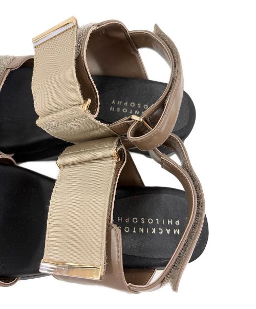 MACKINTOSH PHILOSOPHY（マッキントッシュ フィロソフィー）MACKINTOSH PHILOSOPHY (マッキントッシュ フィロソフィー) スポーツサンダル ブラウン サイズ:SIZE Sの古着・服飾アイテム