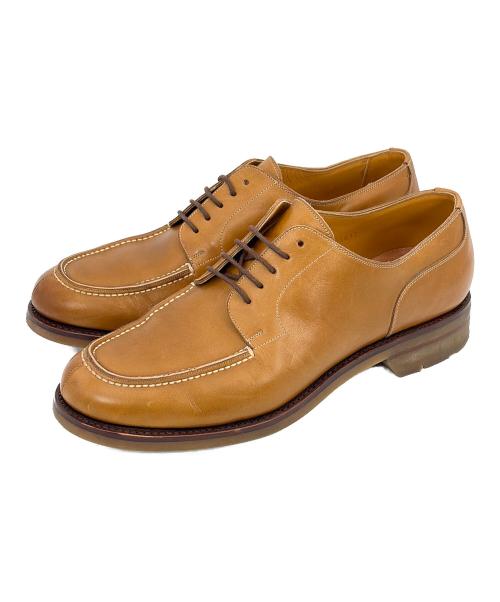 YANKO（ヤンコ）YANKO (ヤンコ) Uチップドレスシューズ ブラウン サイズ:SIZE 7（26cm）の古着・服飾アイテム