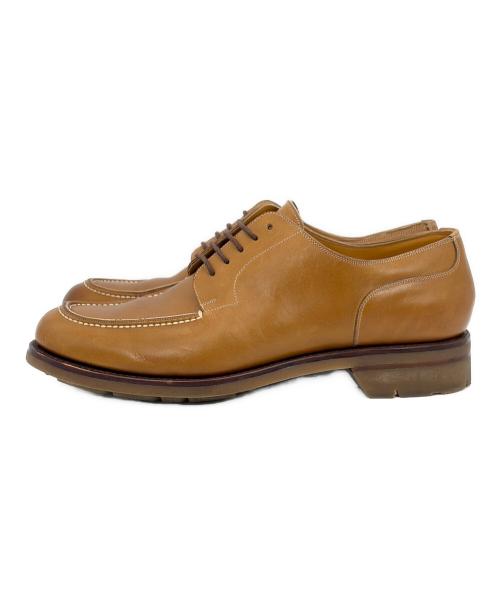 YANKO（ヤンコ）YANKO (ヤンコ) Uチップドレスシューズ ブラウン サイズ:SIZE 7（26cm）の古着・服飾アイテム