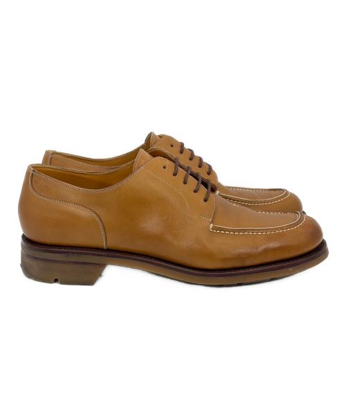 YANKO（ヤンコ）YANKO (ヤンコ) Uチップドレスシューズ ブラウン サイズ:SIZE 7（26cm）の古着・服飾アイテム