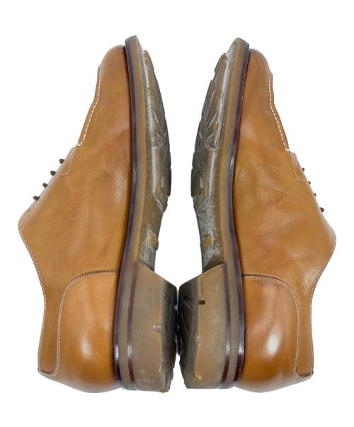 YANKO（ヤンコ）YANKO (ヤンコ) Uチップドレスシューズ ブラウン サイズ:SIZE 7（26cm）の古着・服飾アイテム