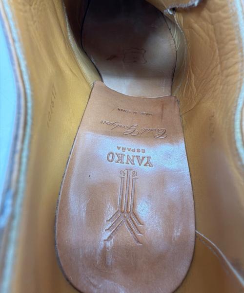 YANKO（ヤンコ）YANKO (ヤンコ) Uチップドレスシューズ ブラウン サイズ:SIZE 7（26cm）の古着・服飾アイテム