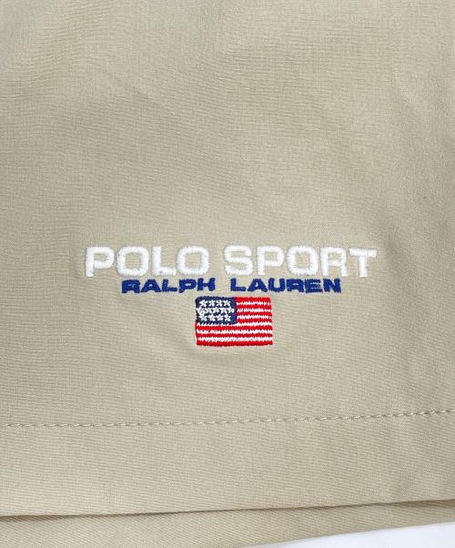 POLO SPORT（ポロスポーツ）POLO SPORT (ポロスポーツ) ロゴ刺繍ショートパンツ ベージュ サイズ:Mの古着・服飾アイテム