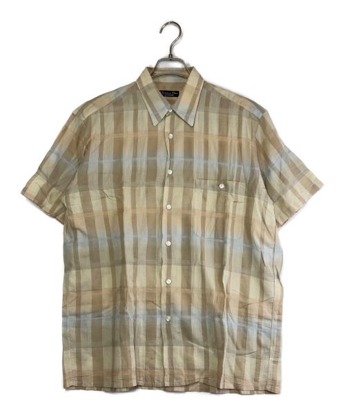 Christian Dior（クリスチャン ディオール）Christian Dior (クリスチャン ディオール) 半袖シャツ イエロー サイズ:SIZE Mの古着・服飾アイテム