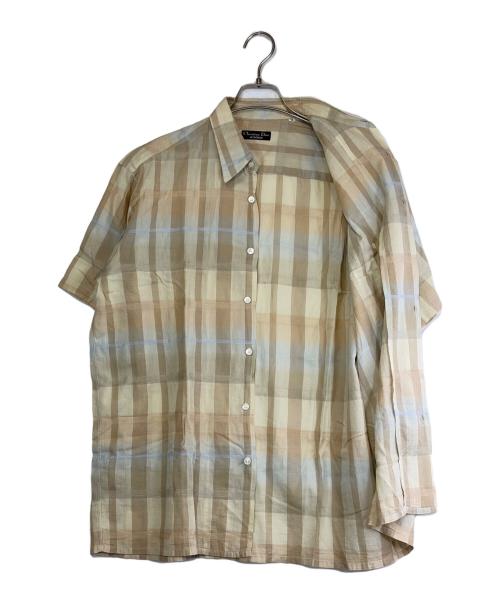 Christian Dior（クリスチャン ディオール）Christian Dior (クリスチャン ディオール) 半袖シャツ イエロー サイズ:SIZE Mの古着・服飾アイテム