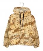 ANCELLMアンセルム）の古着「CAMO ZIP UP HOODIE/カモ ジップアップ フーディー」｜ベージュ