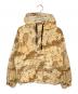 ANCELLM（アンセルム）の古着「CAMO ZIP UP HOODIE/カモ ジップアップ フーディー」｜ベージュ