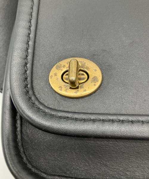 COACH（コーチ）COACH (コーチ) レガシー ターンロック レザー ボディバッグ ブラックの古着・服飾アイテム